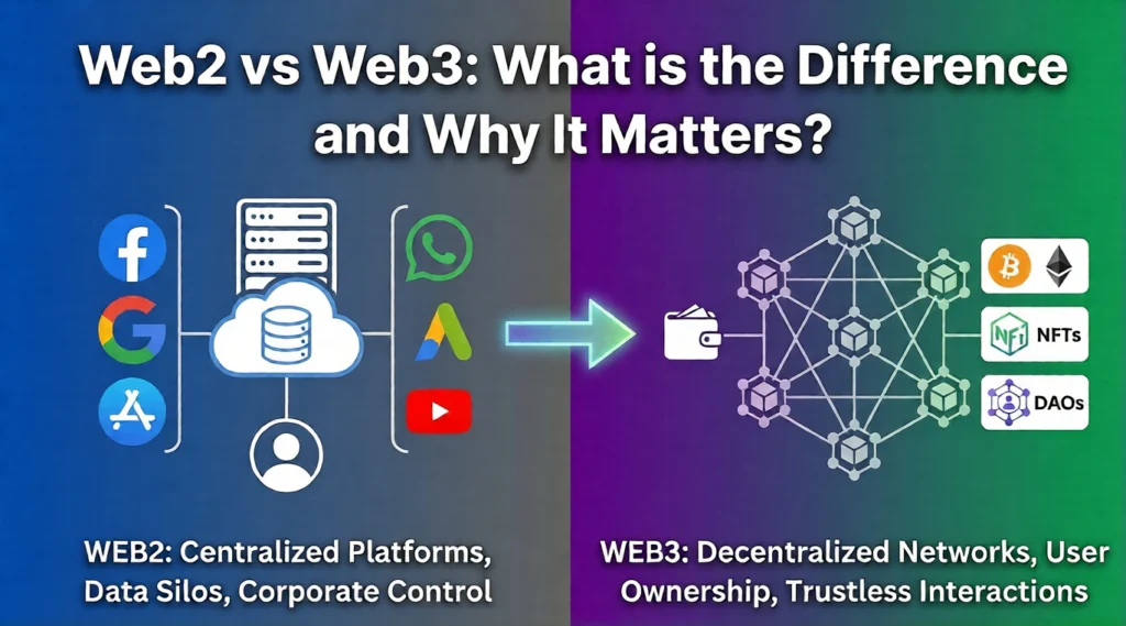 Web2 vs Web3: What is the Difference and Why It Matters?